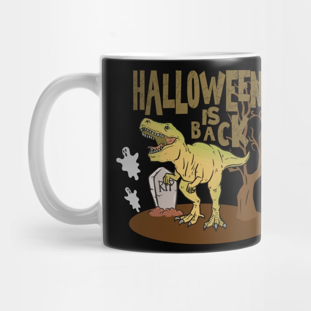 Halloween Is Back Dinosaur by NICHE&NICHE